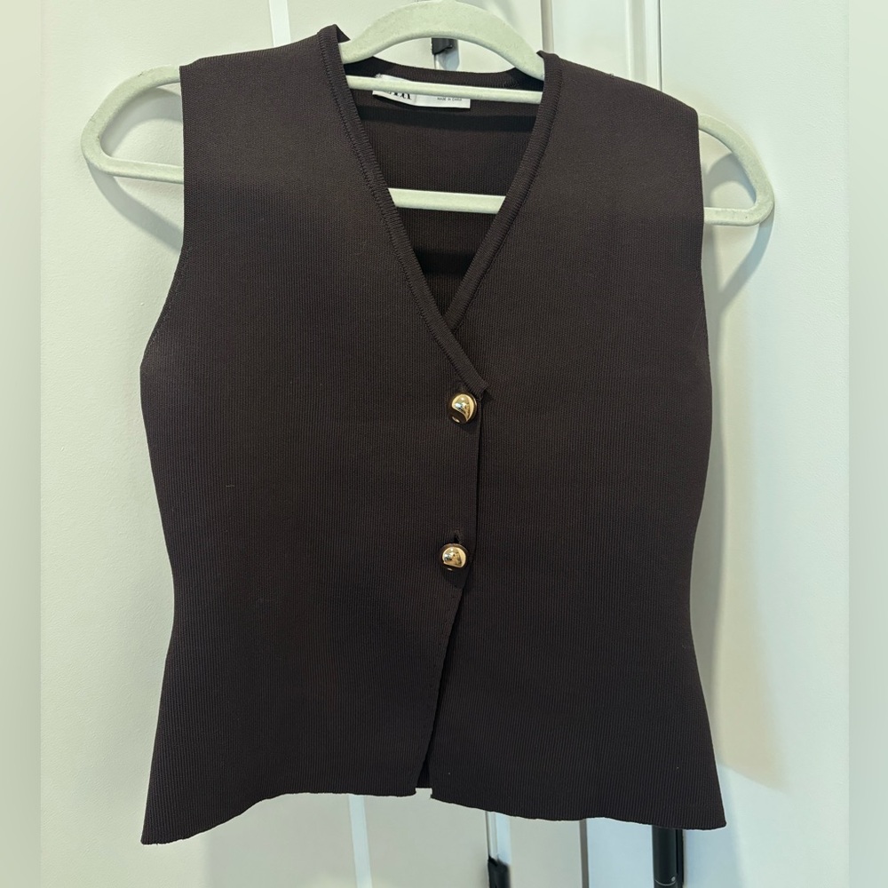 Zara Smooth Knit Vest Top